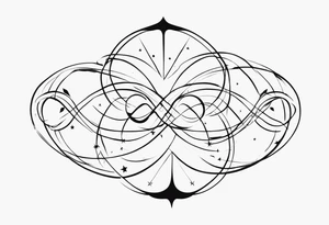 Infinity, family, five tattoo idea