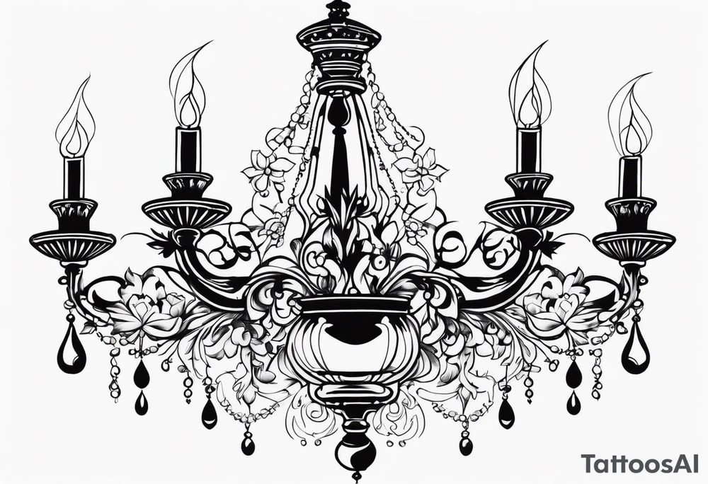 chandalier tattoo idea