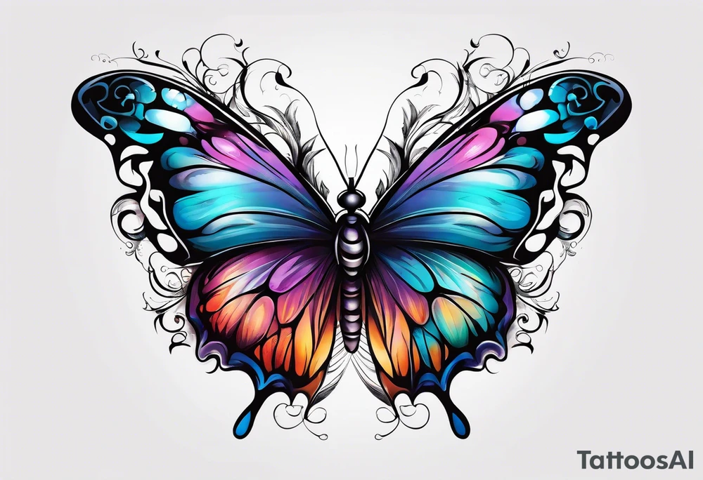 butterfly tattoo idea