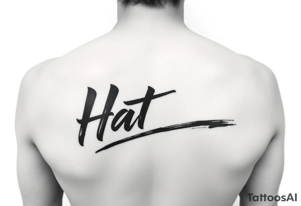 Text-OTF, Black, calligraphy, paint brush stroke tattoo idea