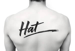 Text-OTF, Black, calligraphy, paint brush stroke tattoo idea