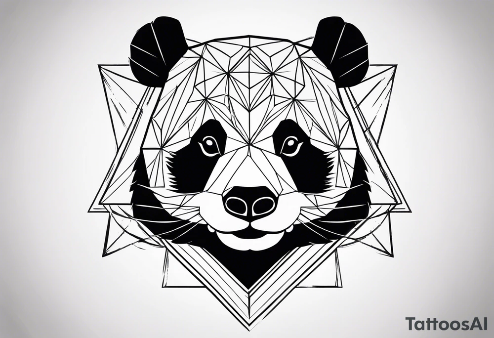 Panda tattoo idea