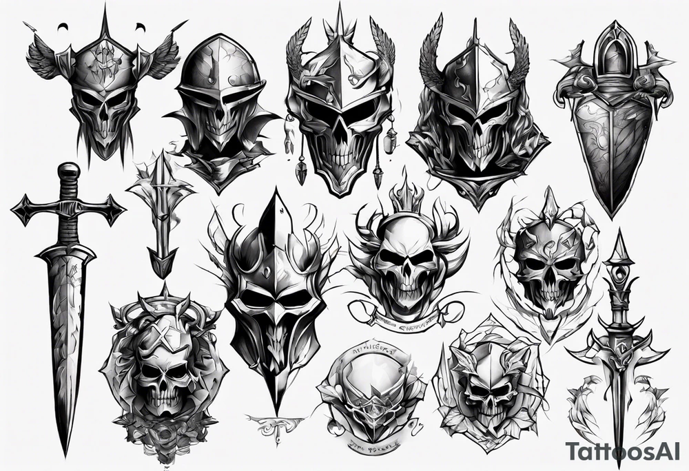 Echo knight tattoo idea