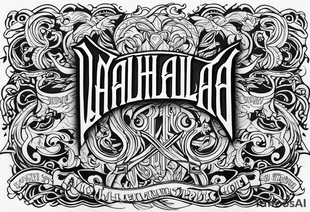 Valhalla tattoo idea