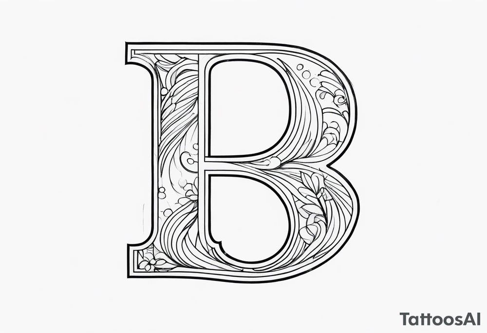 letter r tattoo idea