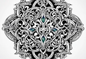 Fleur de lys celtique tattoo idea