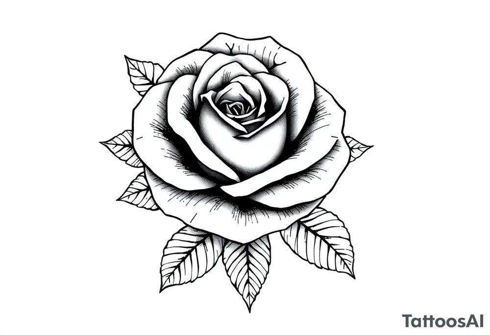 ROSE WITH FLORIDA AS IN THE STEM tattoo idea