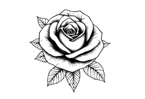ROSE WITH FLORIDA AS IN THE STEM tattoo idea