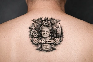 a tattoe for my mom there is dead, the tattoe should be on my arm tattoo idea