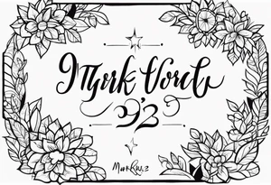 mark 9:23 bible verse tattoo idea