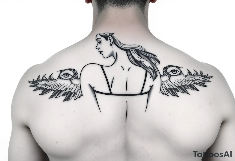 Girl with big ass tattoo idea