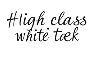 High class white trash tattoo idea