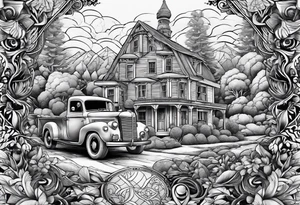 10 men, friends for 35 years. More family then friends. tattoo idea