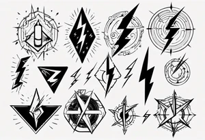 lightning tattoo idea