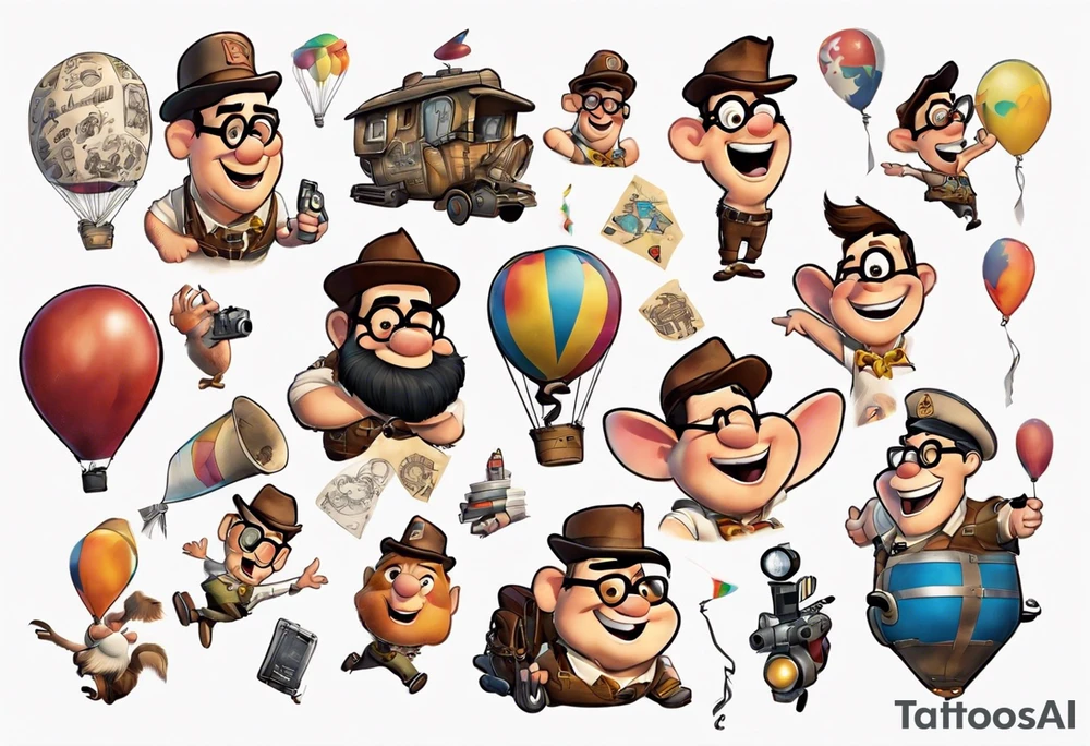 up! movie russell tattoo idea