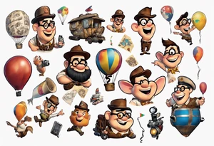 up! movie russell tattoo idea