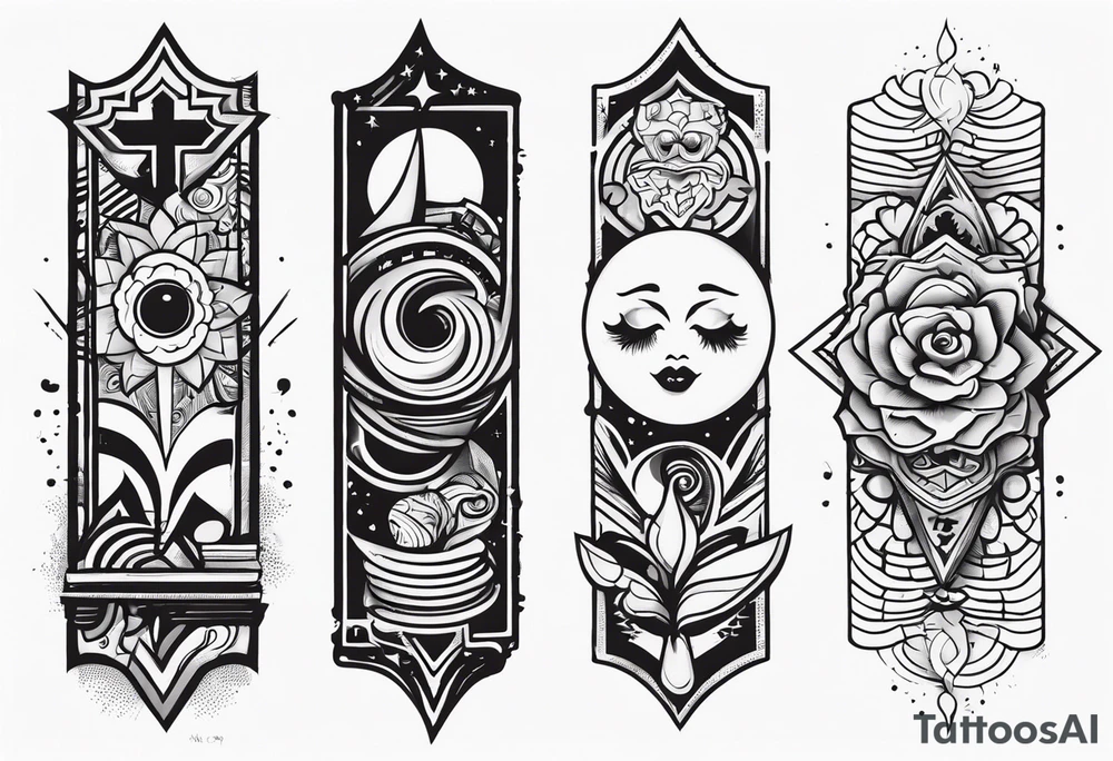 Own god forearm tattoo idea