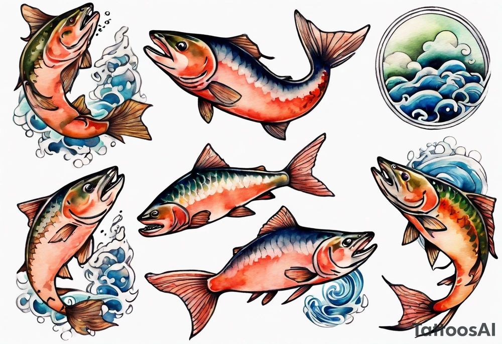 the Irish salmon of knowledge tattoo idea