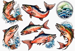 the Irish salmon of knowledge tattoo idea