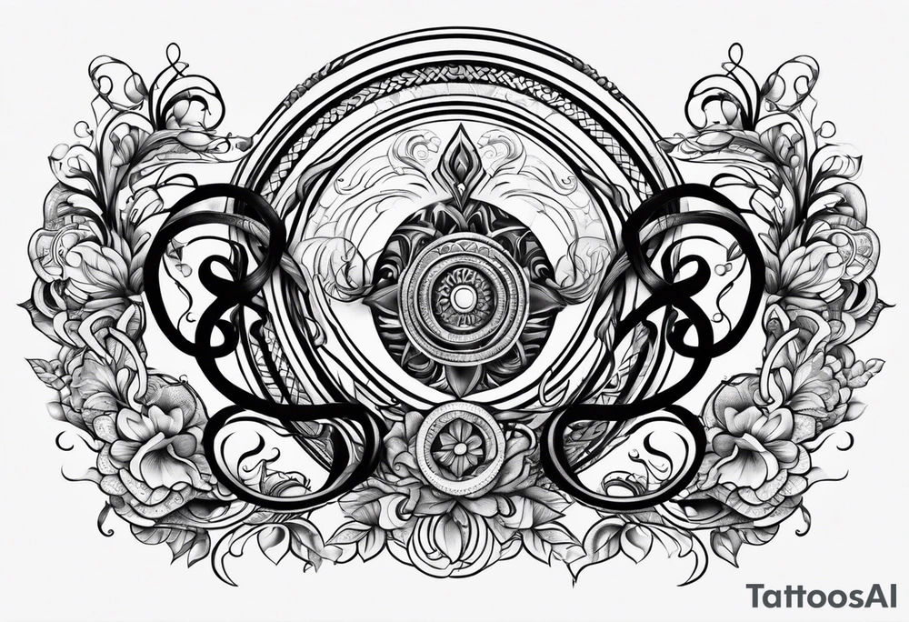 Infinity symbol tattoo idea