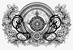 Infinity symbol tattoo idea