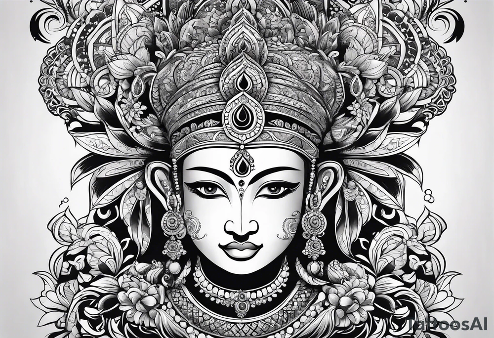 hindu elements tattoo idea