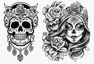 La muerte tattoo idea