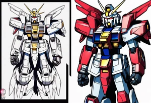 Gundam tattoo idea
