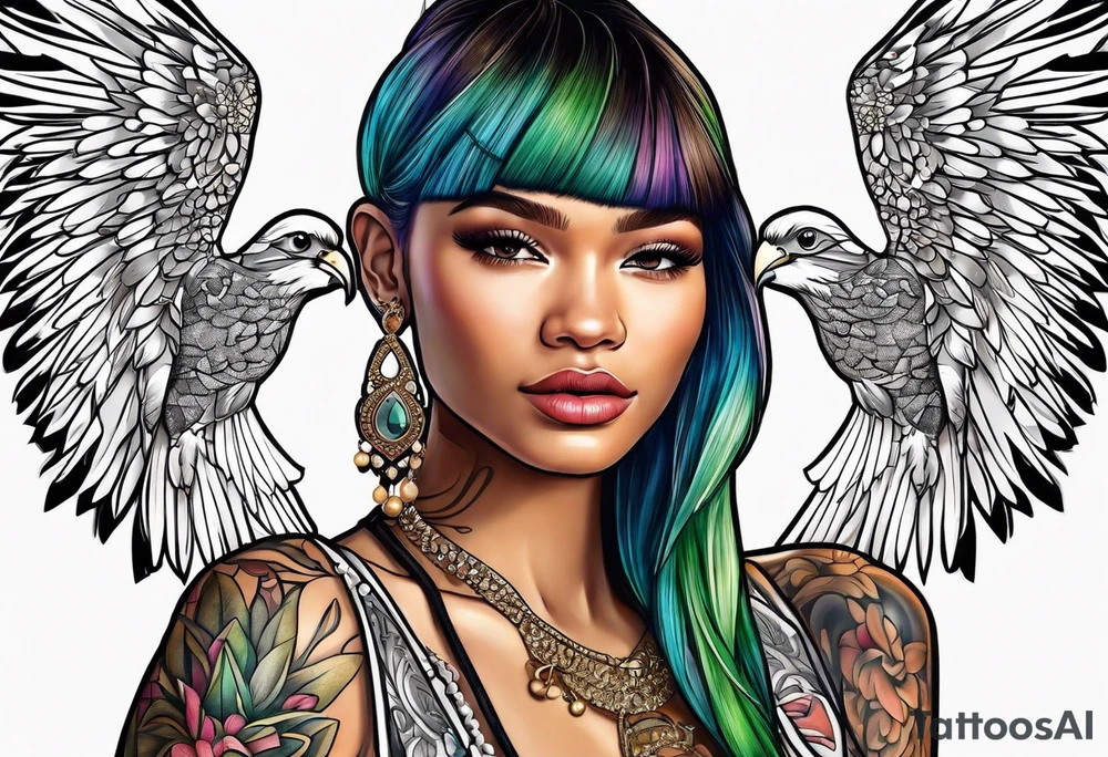 Zendaya is my daughters name tattoo idea