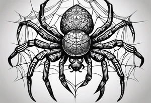 Spider tattoo idea