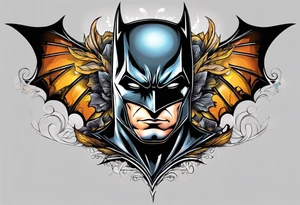 batman turkey from  the 70's tattoo idea