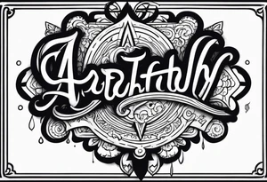 Apathy is death tattoo idea