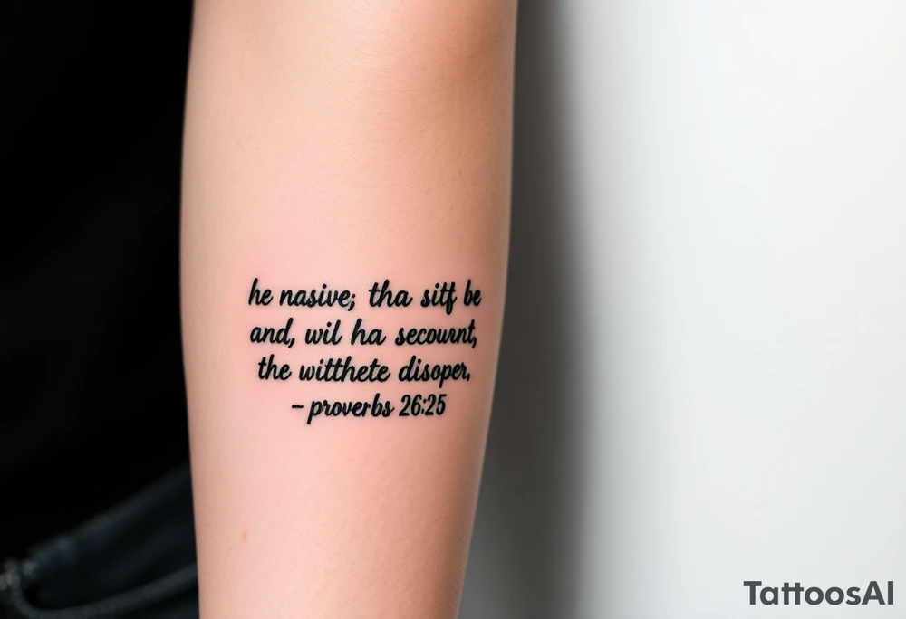 proverbs 26:25-26
He who hates, disguises it with his lips, And lays up deceit within himself,Their hatred may be concealed by deception, but their wickedness will be exposed in the assembly with theater masks tattoo idea
