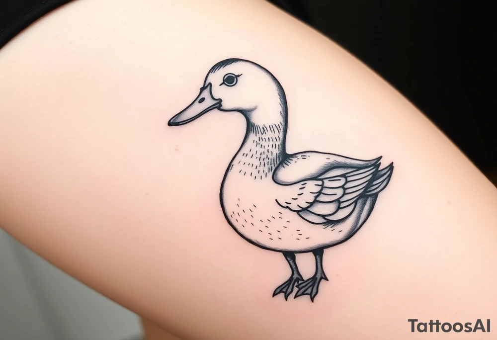 Duck tattoo idea