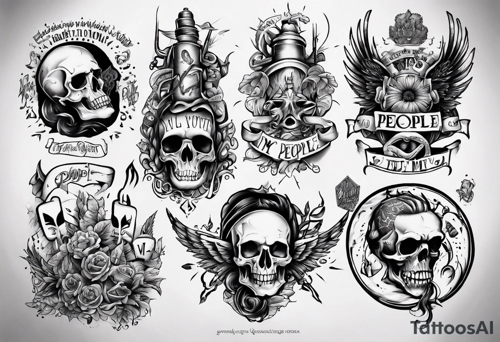 IV MY PEOPLE tattoo idea