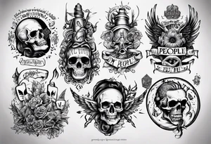 IV MY PEOPLE tattoo idea