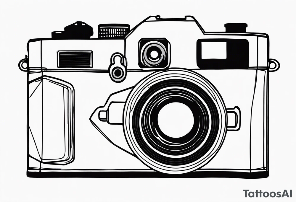 camera tattoo idea