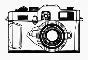 camera tattoo idea