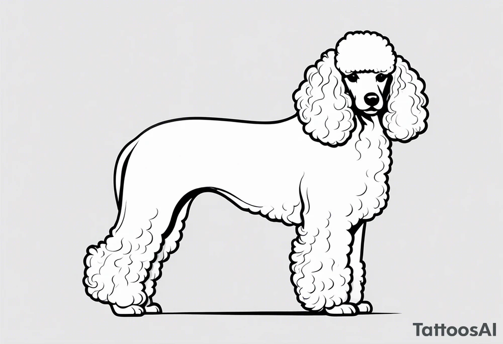 poodle tattoo idea