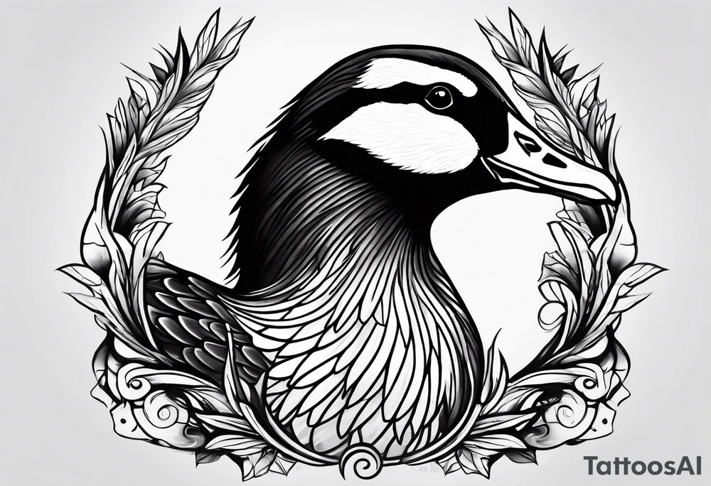 canadian goose furious tattoo idea