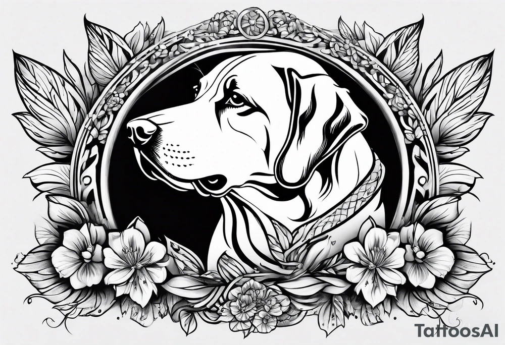 dog tattoo tattoo idea