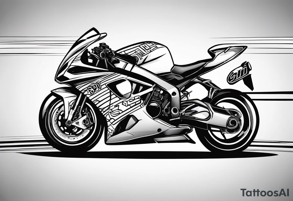 Superbike tattoo idea