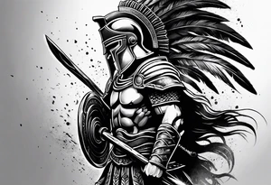 Spartan warriors tattoo idea