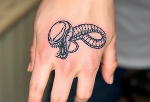 Baby venom tattoo idea