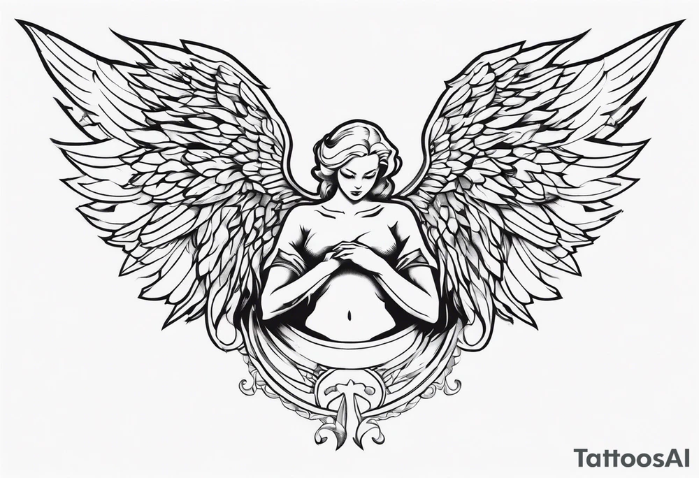 the fallen angel tattoo idea