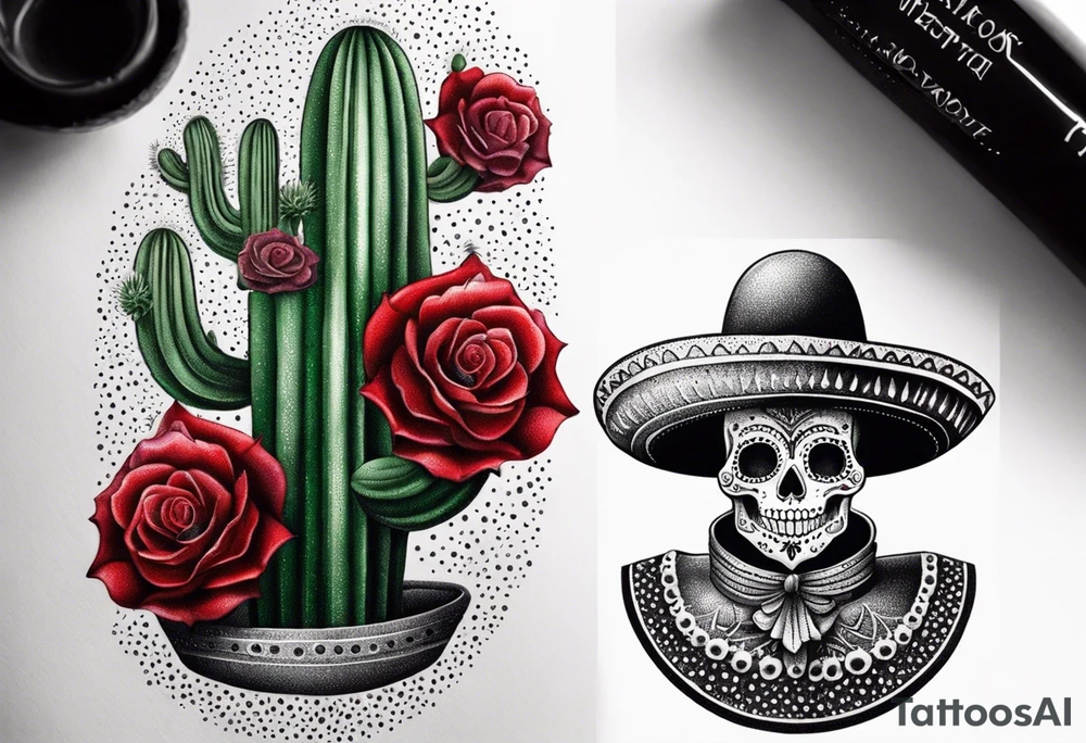 masonic
Mexican hat
red rose
day of dead
cactus tattoo idea