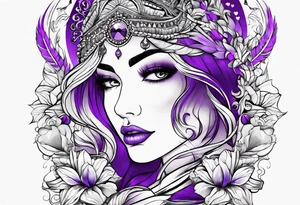 The words- I purple you tattoo idea