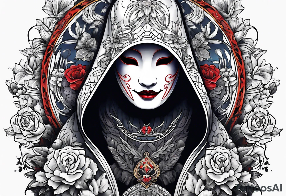 No face tattoo idea