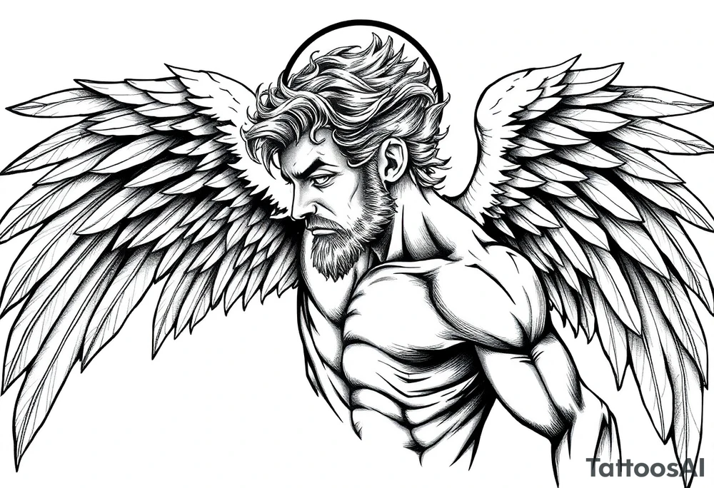 Michael the archangel tattoo idea