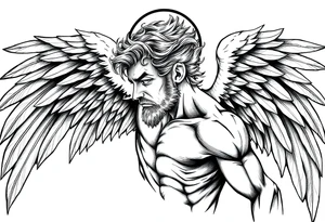 Michael the archangel tattoo idea